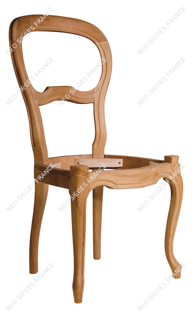 Chaise Louis Philippe pieds biche à garnir - Néo Sièges